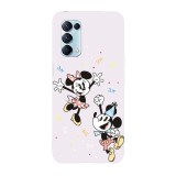 Husa compatibila cu Oppo Find X5 Pro, Viceversa, model Mickey and Minnie from Mickey Mouse, Silicon, TPU, Transparent, Carcasa