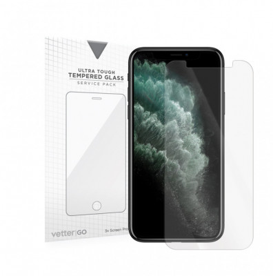 Tempered Glass Vetter GO iPhone 11 Pro, iPhone Xs, X 3 Pack foto