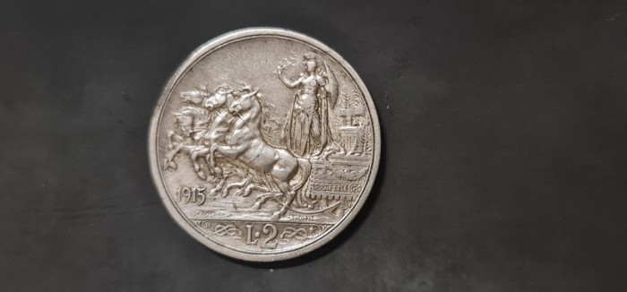 Italia - 2 lire 1915 - ag.