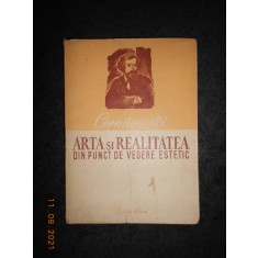 N. G. CERNASEVSKI - ARTA SI REALITATEA DIN PUNCT DE VEDERE ESTETIC