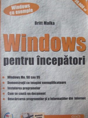 IDG Windows pentru incepatori - Brit Malka foto