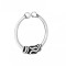Piercing nas din Argint, Bali, Silver, A4S31997