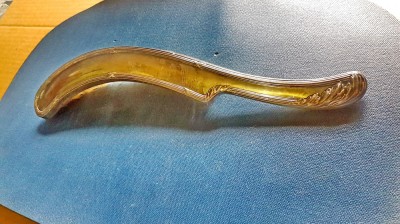 F599-I-Perie veche marca ORIVIT 3457 Art Noveau alama argintata interbelica. foto