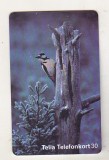 bnk card Cartele telefonice - Suedia - fauna - pasari