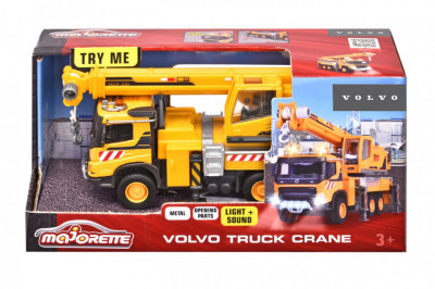 MAJORETTE VOLVO CAMION CU MACARA foto