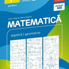 Matematică. Algebră, geometrie. Clasa a VII-a. Consolidare. Partea I - Paperback brosat - Anton Negrilă, Maria Negrilă - Paralela 45 educațional