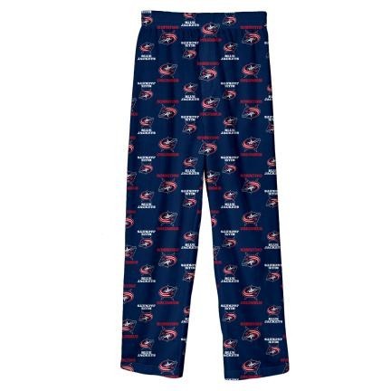 Columbus Blue Jackets pantaloni de pijama pentru copii Colored Printed Pant - Dětsk&eacute; S (6 - 8 let)