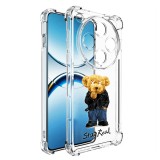 Husa antisoc pentru oppo find x8 pro, airbag pro, clear, stay real