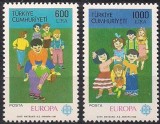 B1716 - Turcia 1989 - Europa-cept 2v. neuzat,perfecta stare, Nestampilat