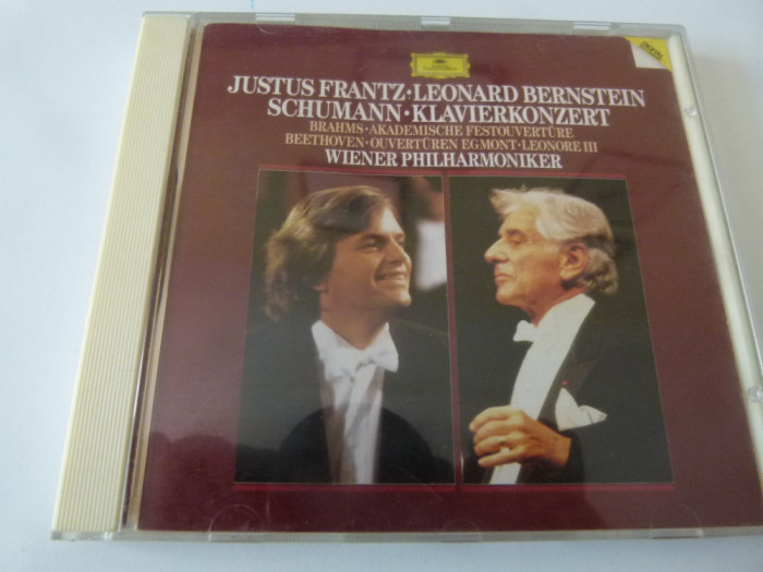 Schumann - conc. pt pian, Justus Franz, Leonard Bernstein, cd