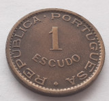 256. Moneda Angola 1 escudo 1963
