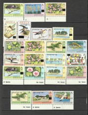 ANGUILLA 1980 FLORA FAUNA PEISAJE foto