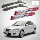 Cumpara ieftin Stergatoare Mazda 3 BK Facelift Sedan 2006-2009 Set Fata Flat TeamCar
