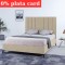 Pat Deja Vu 160x200 cm Tapitat Catifea Beige Somiera Inclusa (cod ML 2005-01)