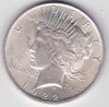 SUA USA 1 PEACE DOLAR DOLLAR 1922, America de Nord, Argint