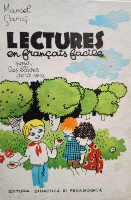 Marcel Saras - Lectures en francais facile (editia 1970)