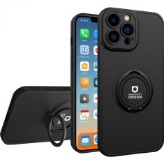 Husa eagle eye cu stand pentru samsung a33 5g, negru, suport auto magnetic, protectie antisoc, flippy