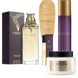 Set complet Possess Oriflame 50 ml, 8 ml, crema de corp 250 ml, deodorant spray 75 ml si roll-on 50 ml, parfum chipre fructat cu magnetism hipnotic in