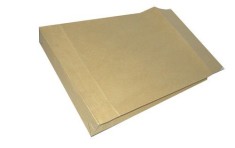 Plic b4 130g 250x353 mm siliconic cu burduf cutie 250 maro