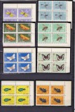 ROMANIA 1964 LP 580 INSECTE DIN FAUNA TARII NOASTRE BLOCURI 4 TIMBRE MNH, Nestampilat