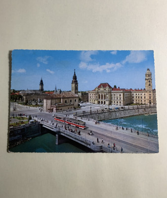 Carte poștală Oradea-centrul orașului foto