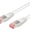 Patch cord alb 3m S/FTP CAT6 LSZH