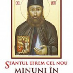Sfântul Efrem cel Nou. Minuni în România