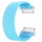 Curea textila elastica, compatibila Samsung Galaxy Watch3 40mm, telescoape Quick Release, Uranian Blue