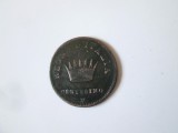 Rara! Statele Italiene/Regatul Napoleonian al Italiei 1 Centesimo 1812V(Venetia) Napoleon I,diam=19 mm,gr=2 grame