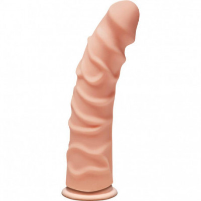 Dildo Clasic Cu Ventuza The D - Ragin D Flesh, 20,3cm foto