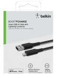 Belkin Smart Led Usb-a To Lightning Cable, Black