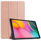 Husa tableta pentru ipad pro 13 (2024) - microfibra, auto sleep/wake, protectie antisoc, rose gold