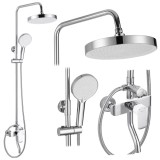 Set dus REA BLOOM WHITE CHROME