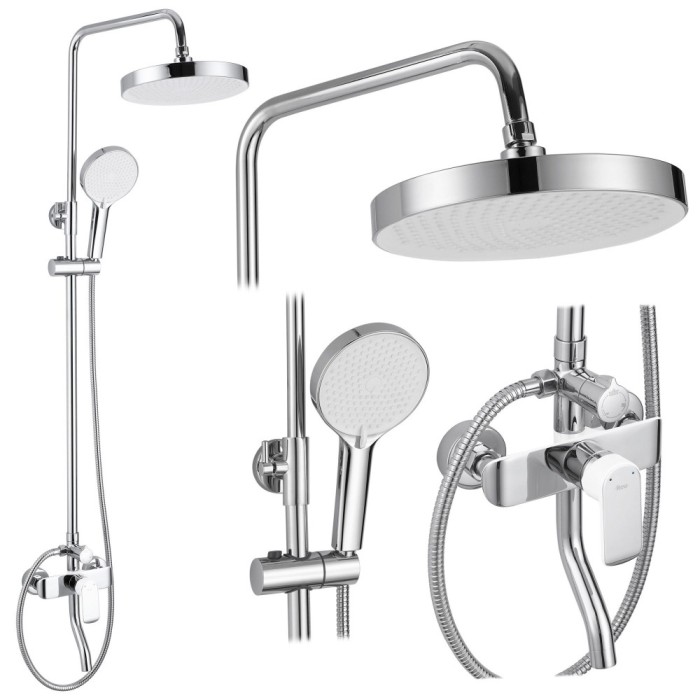 Set dus REA BLOOM WHITE CHROME