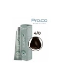 Vopsea de par profesionala fara amoniac 4/0 Pro.Co