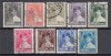 ROMANIA 1928 LP 77 REGELE MIHAI I (REGENTA) UZUALE GUMA ORIGINALA SERIE STAMPILATA, Stampilat