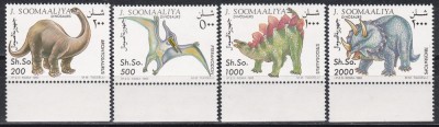 Somalia 1993 - Animale preistorice, MNH foto