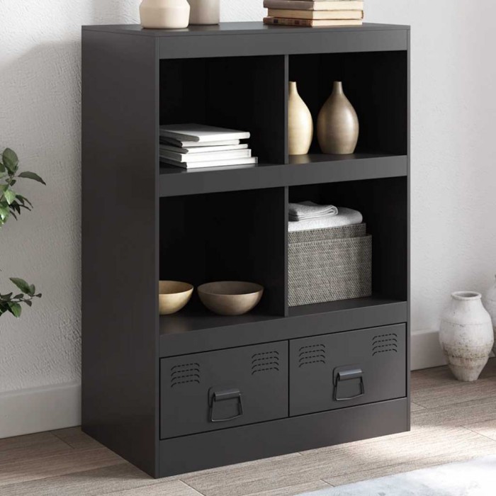 vidaXL Dulap &icirc;nalt, negru, 67x39x95 cm, oțel 841799