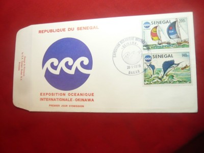 Plic FDC - Expozitia Oceanografica Okinawa 1976 Senegal foto