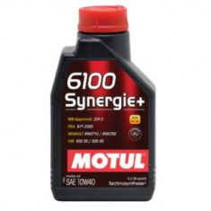 ULEI MOTOR FULL SINTETIC MOTUL 6100 SYNERGIE+ ACEA A3 B4 10W40 1L