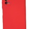 Husa silicon antisoc cu microfibra in interior Huawei P Smart 2021, Rosu