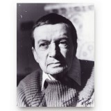 Portretul lui Geo Dumitrescu, fotografie realizată de Vasile Blendea, 1997