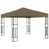 Pavilion, gri taupe, 3 x 3 m, material textil