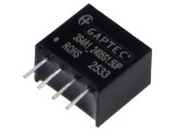 Convertor DC/DC 3W 24V la 5V 600mA SIP4 THT GAPTEC Electronic