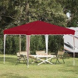 vidaXL Cort de Petrecere Pop-up Burgundy 288 x 288 x 245 cm 42019752