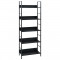 vidaXL Etajeră cărți 5 rafturi, negru, 60x27,6x158,5 cm lemn prelucrat 288226