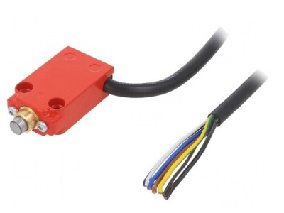 Limitator cursă bolţ &amp;Oslash;8mm NO NC 10A 250VAC cablu 2m foto