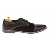 Pantofi barbati casual din piele naturala Ezel Maro Box - Vel