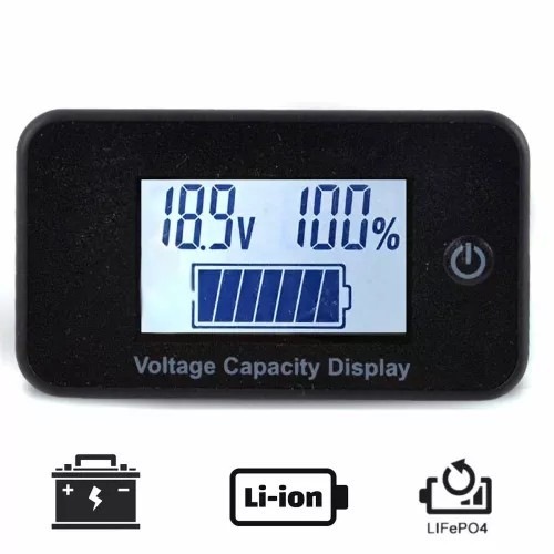 Voltmetru Led 5-100Vcc 3dig 64x36x14mm