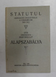 STATUTUL ASOCIATIEI INDUSTRIALE A CISMARILOR DIN DEJ , 1926 , TEXT IN ROMANA SI MAGHIARA